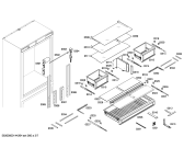 Схема №5 RB491200 с изображением Стеклопанель для холодильника Bosch 00662031