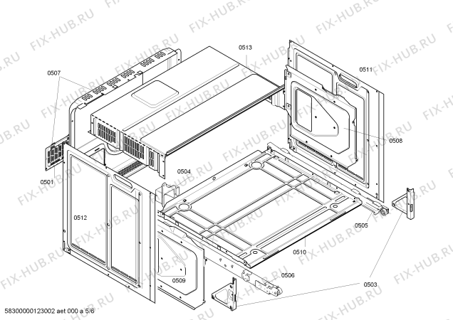 Схема №2 HEN766651 с изображением Кабель для духового шкафа Bosch 00608557