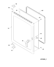 Схема №2 AFO 638 с изображением Дверка для электропечи Whirlpool 482000018266