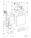 Схема №2 MDW 700 EDSG с изображением Обшивка для посудомойки Whirlpool 481245373754