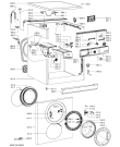 Схема №1 AWO 6425/1 с изображением Блок управления для стиралки Whirlpool 480111105126