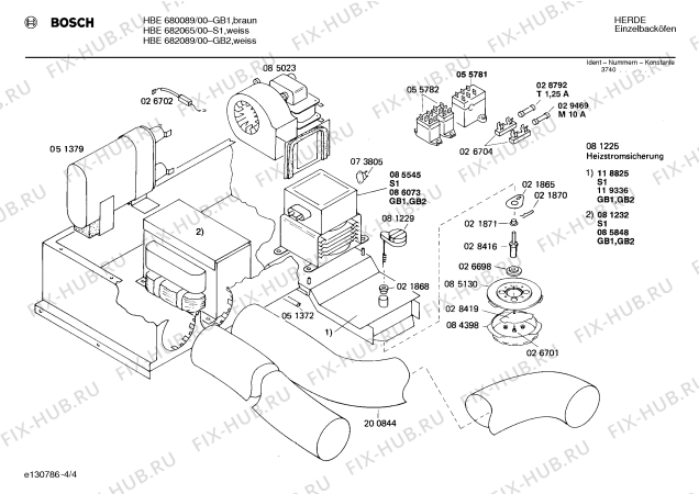 Схема №2 0750462002 HBE6700 с изображением Стеклянная полка для электропечи Bosch 00202813