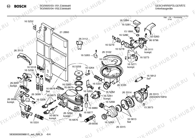 Схема №1 SHI5605EU с изображением Передняя панель для электропосудомоечной машины Bosch 00299102