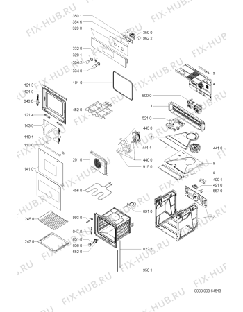 Схема №1 AKZ416/IX/02 с изображением Дверка для духового шкафа Whirlpool 481245059396