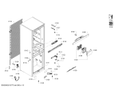 Схема №2 KGE396W4P Bosch с изображением Дверь морозильной камеры для холодильника Bosch 00777986