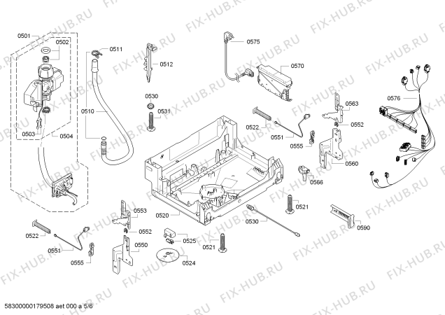 Схема №3 SMV90E20NL с изображением Передняя панель для посудомоечной машины Bosch 00746442