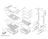 Схема №2 RC462301AU Gaggenau с изображением Крышка для холодильной камеры Bosch 00749429