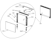 Схема №6 EC537AE(465999, 357H.80) с изображением Дверца для плиты (духовки) Gorenje 560735