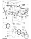 Схема №1 AWO/D 3113/P с изображением Обшивка для стиральной машины Whirlpool 480111100293