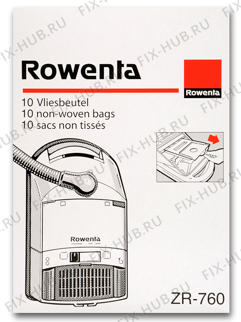 Большое фото - Емкость для мусора для мини-пылесоса Rowenta ZR760 в гипермаркете Fix-Hub