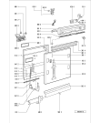 Схема №1 ADL 334 AV с изображением Панель для электропосудомоечной машины Whirlpool 481245370043
