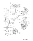 Схема №1 BCVE 8200 PT с изображением Панель для электропечи Whirlpool 481010719986