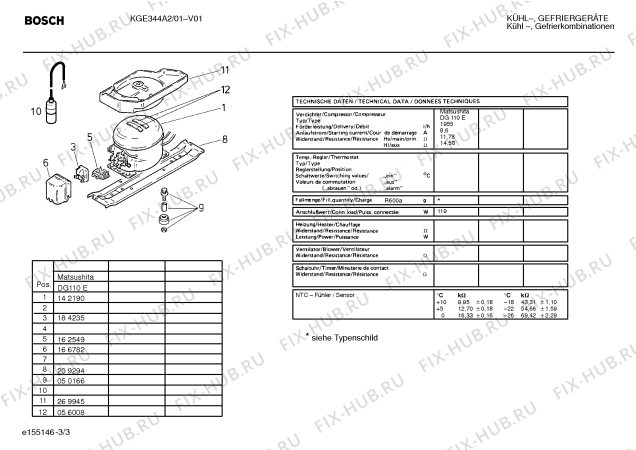 Схема №1 KGE344A1 с изображением Емкость для холодильника Bosch 00366995