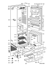 Схема №1 625.1.02 с изображением Элемент корпуса для холодильной камеры Whirlpool 481244069322