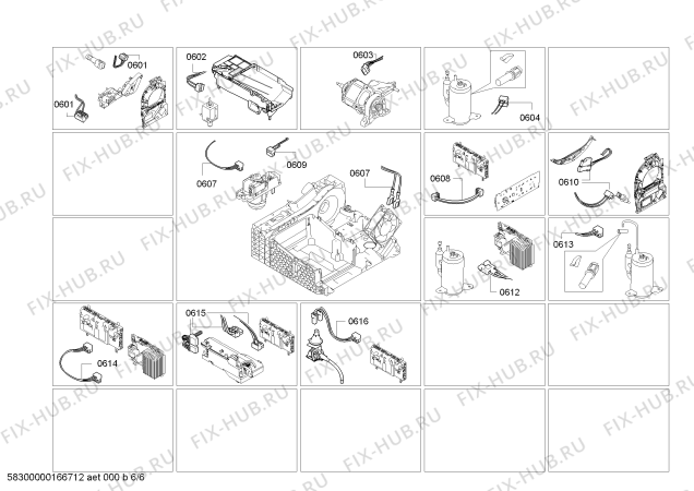 Схема №5 WTY88740TR HomeProfessional selfCleaning Condenser с изображением Модуль управления, запрограммированный для сушильной машины Bosch 00627167