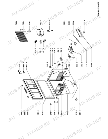Схема №1 GT 250 A+ с изображением Сенсорная панель для холодильника Whirlpool 481245228125