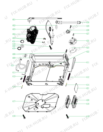 Схема №2 ADG 925 с изображением Дисплей для посудомойки Whirlpool 482000096972