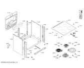 Схема №4 HEA510BV0C с изображением Ручка конфорки для плиты (духовки) Bosch 10004235