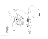 Схема №1 HF25M5L2X с изображением Дверь для плиты (духовки) Siemens 00686436