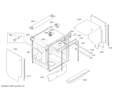 Схема №1 SMU68T05SK Super Silence с изображением Передняя панель для посудомойки Bosch 00797288