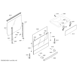 Схема №3 HSE421123V с изображением Ручка конфорки для духового шкафа Bosch 00627048