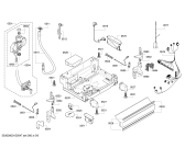 Схема №4 SMS69T32EU с изображением Передняя панель для электропосудомоечной машины Bosch 00700744