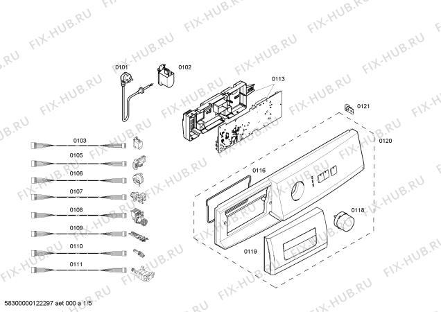 Схема №3 3TE759NA с изображением Ручка для стиралки Bosch 00663786