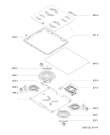 Схема №1 AKR 101/WH с изображением Затычка для плиты (духовки) Whirlpool 481944239149