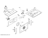 Схема №3 B1564S0GB с изображением Панель управления для электропечи Bosch 00446286