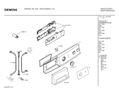 Схема №2 WXM1260SN SIEMENS SIWAMAT XM 1260 с изображением Панель управления для стиралки Siemens 00360765