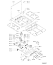 Схема №1 ACM 232 с изображением Кран газовый для плиты (духовки) Whirlpool 481936058637