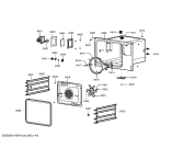 Схема №4 HB33D8Z1C с изображением Кронштейн для плиты (духовки) Siemens 00621017