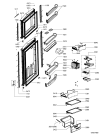 Схема №2 KDNA 4000 с изображением Ручка двери для холодильной камеры Whirlpool 481249868249