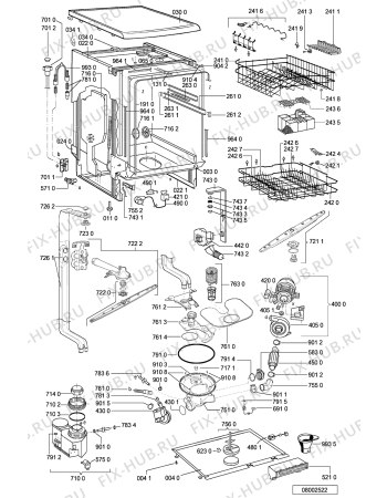 Схема №2 GSF 1471 WS с изображением Обшивка для посудомоечной машины Whirlpool 481245372095