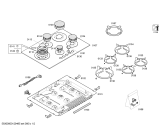 Схема №1 T27S8N0NL ENC.T27S8N0NL 4G+1W(BANDERA) NE75F PIANO с изображением Варочная панель для плиты (духовки) Bosch 00680418