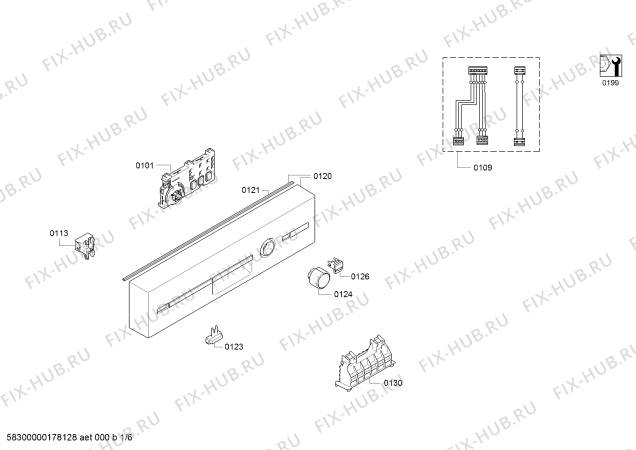 Схема №2 3VN500BA с изображением Столешница для посудомойки Bosch 00687515