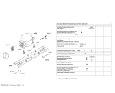 Схема №1 KDN53X46ME с изображением Дверь для холодильника Bosch 00710637