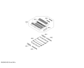 Схема №1 SX858D00PE StudioLine с изображением Корзина для посуды для электропосудомоечной машины Siemens 00777334