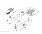 Схема №4 U1524N0GB с изображением Панель управления для электропечи Bosch 00446311