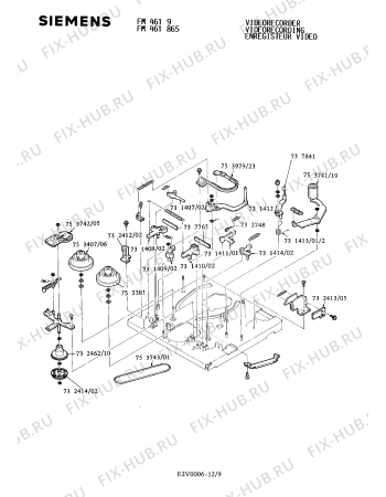 Схема №3 FM4619 с изображением Кассетник для видеотехники Siemens 00753973