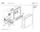 Схема №4 SGS8542FF Exclusiv с изображением Передняя панель для посудомоечной машины Bosch 00360582