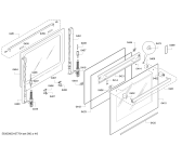Схема №3 HBA63B151S с изображением Панель управления для плиты (духовки) Bosch 00740930
