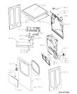 Схема №1 EP 3496 с изображением Декоративная панель для электросушки Whirlpool 481245215411