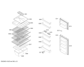 Схема №2 RB38B7N22C с изображением Дверь для холодильной камеры Bosch 00476566