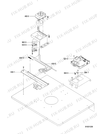 Схема №2 EMHP 4466 NB с изображением Дверка для плиты (духовки) Whirlpool 481245058392