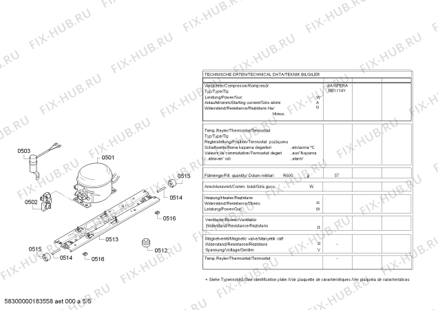 Схема №3 KGN57PW36N с изображением Дверь для холодильной камеры Bosch 00713912