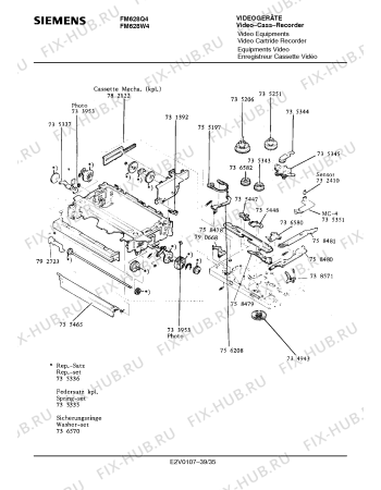 Схема №18 FM628Q4 с изображением Сервисная инструкция для жк-телевизора Siemens 00535344