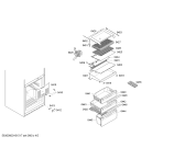 Схема №4 KGF39SM20 с изображением Дверь морозильной камеры для холодильной камеры Bosch 00687962