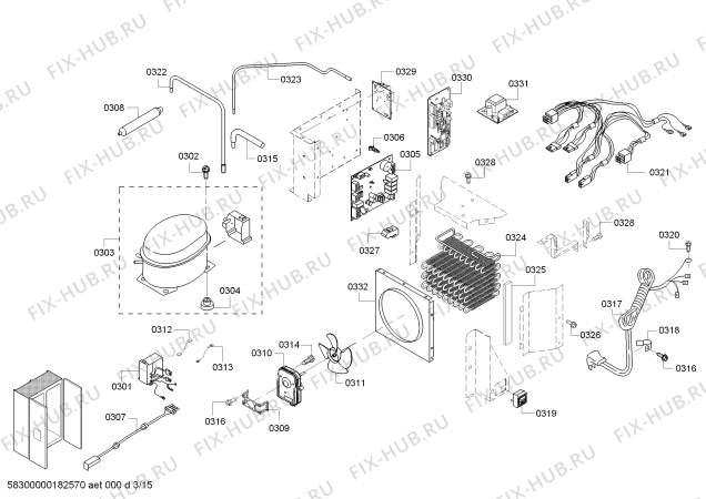 Схема №6 T42BD820NS с изображением Регулировочная плата для электропосудомоечной машины Bosch 00772077