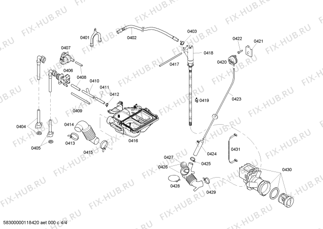 Схема №2 WFMC1001UC Nexxt 100 Series с изображением Кабель для стиралки Bosch 00605098